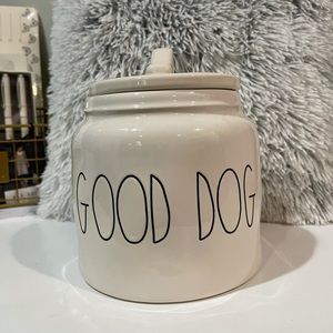 Rae dunn good dog treat jar